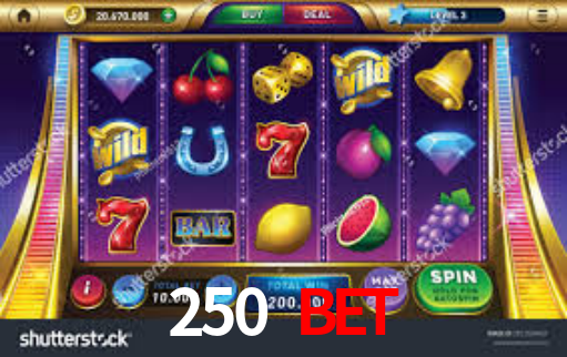 Interface do App 250 bet